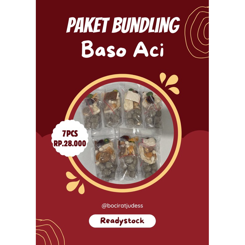 

PAKET BUNDLING BASO ACI 7PCS Rp.28.000