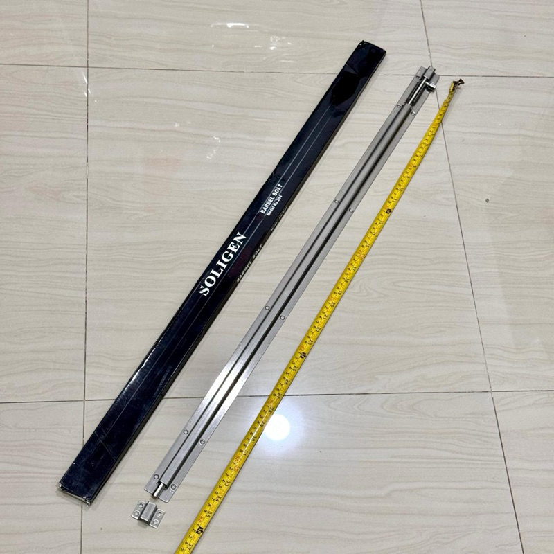 SOLIGEN 36” inci ( 90cm ) panjang grendel ss 204 asli TEBAL BAGUS 90cm pintu stainless asli 36"inci 