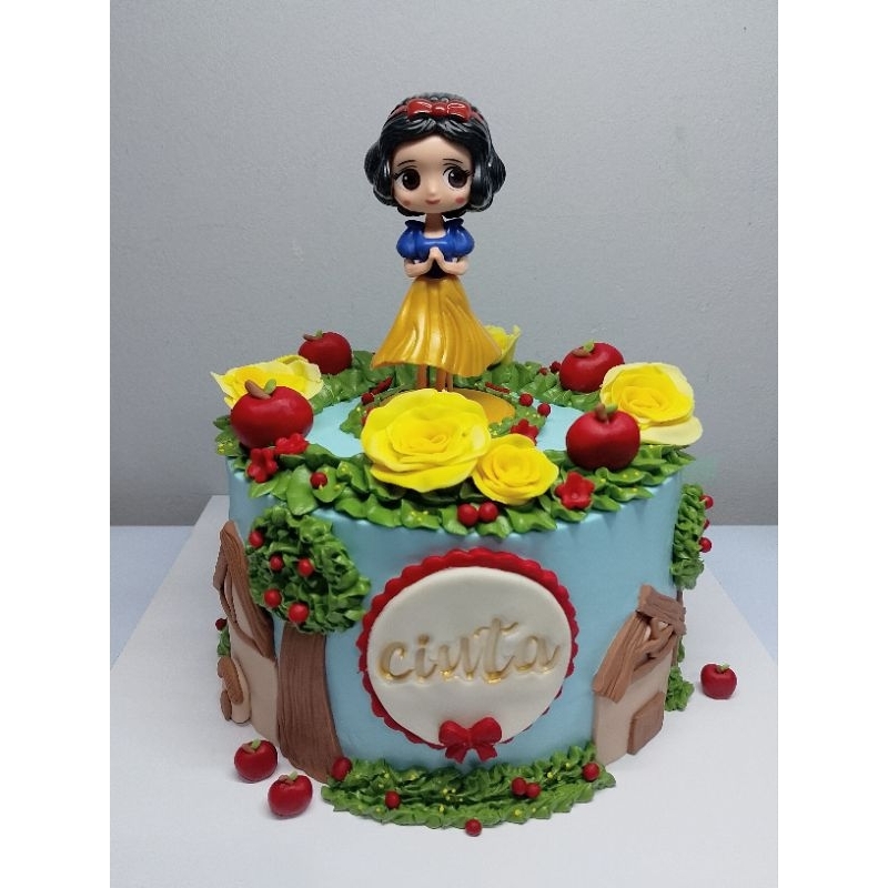 

kue Ulang Tahun Tart Cake Snow White