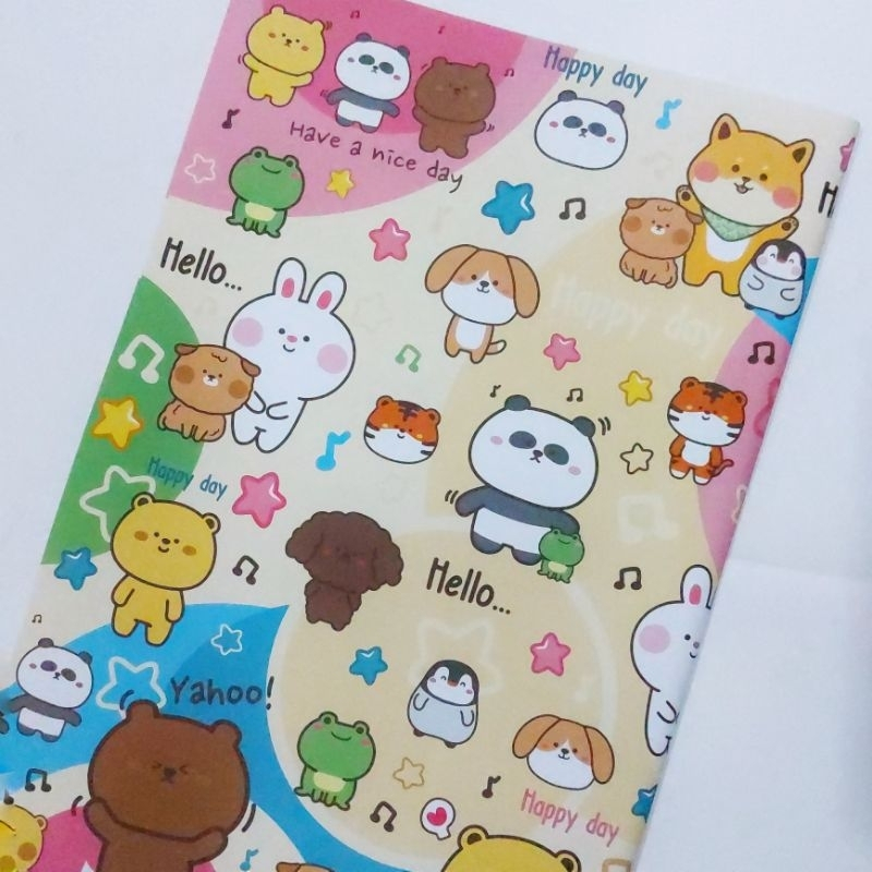 

Kertas Kado Animal Have a nice day Sansan Wawa