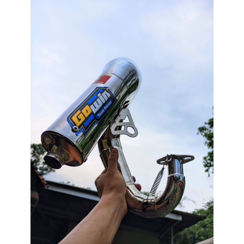 KNALPOT GOPED/MESIN PEMOTONG RUMPUT 63CC MESIN KANAN,  X5 MESIN KIRI 65CC & MINIGP 50CC