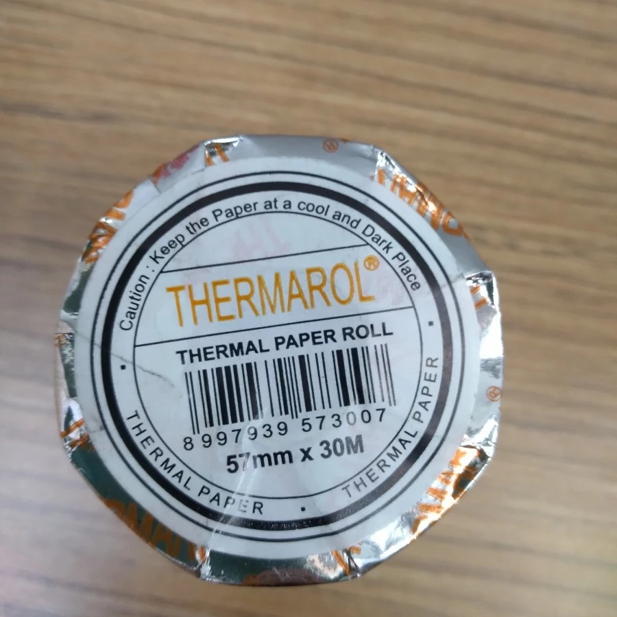 

Kertas Thermal Thermal Paper - Thermarol - 57mm x 30Meter (Core 1/2")