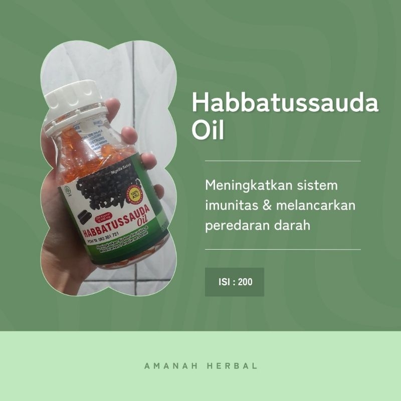 Habbatussauda Oil Kapsul
