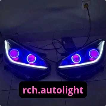 headlamp agya facelift 1200cc custom double angel eyes devil eyes
