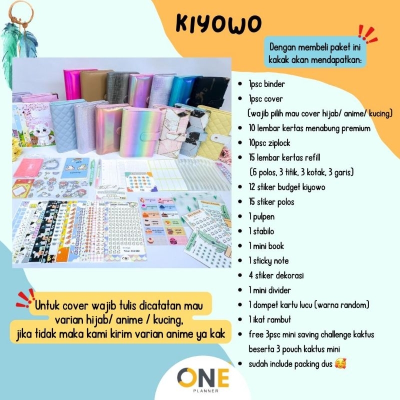 

PAKET BUDGETING BINDER KULIT KIYOWO PREMIUM