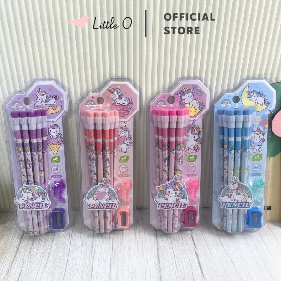 

Baru Termurah 14in1 Set Pensil Unicorn Astronot Space Cars Set Stationary Pensil Paket Goodiebag Back To School
