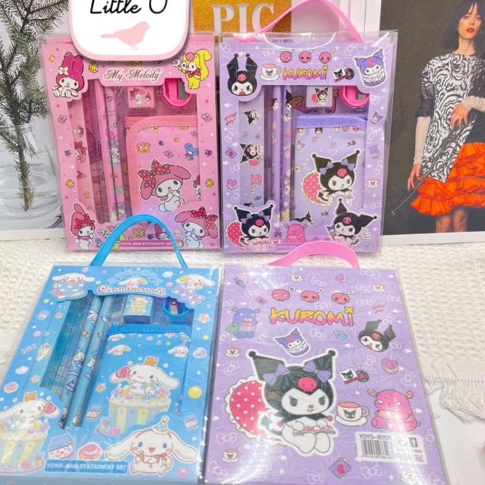 

Murah Terlaris Paket Alat Tulis Stationery Set Anak 6IN1 Hadiah Souvenir Paket Sanrio Dompet Mickey Princess