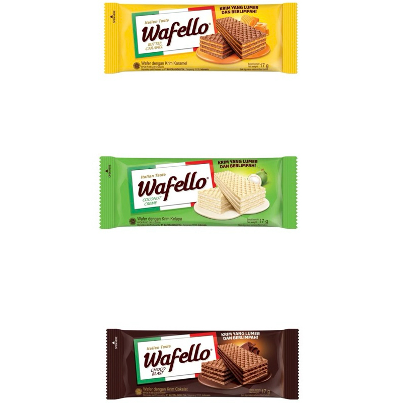 

Roma Wafello Wafer Mini Satuan 1 pcs All Varian Rasa