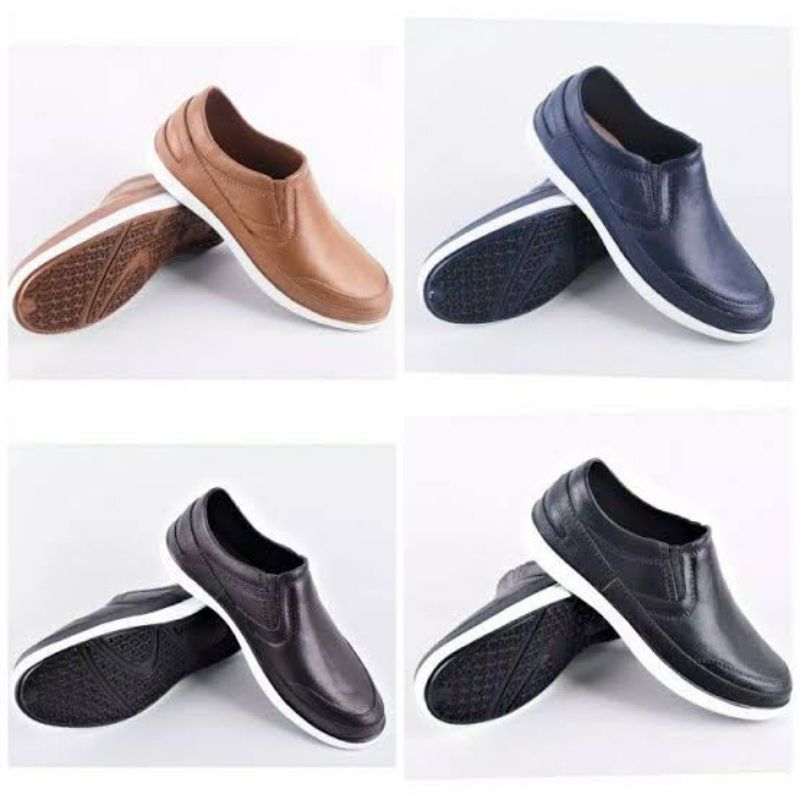38-43 slip on Yumeida Sepatu karet Pria Tahan Air Anti Slip Sepatu Pantofel pria Dewasa ukuran