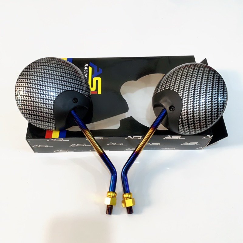Spion Variasi Carbon BGB 2tone Honda Scoopy Fi / Scoopy new / Stylo / Genio / Spacy / Beat / Vario