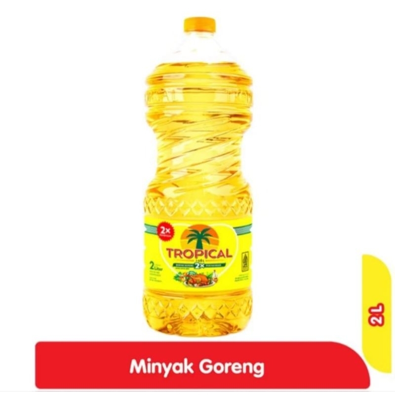 

MINYAK GORENG TROPICAL 2 LITER BOTOL MINYAK GORENG