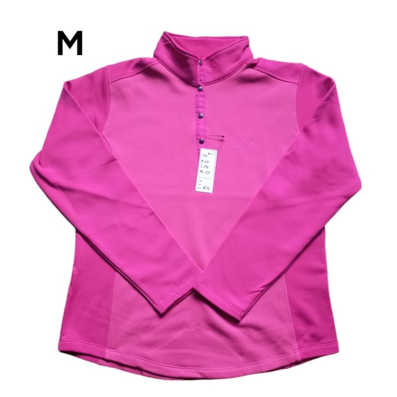 Kolping size M baselayer outdoor second inner pollar tebal kaos gunung bekas baju half zip sweater