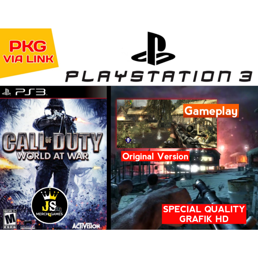 (TERBARU) VIA LINK CALL OF DUTY WORL AT WAR GAME PS3 PKG FILE CFW HFW HEN