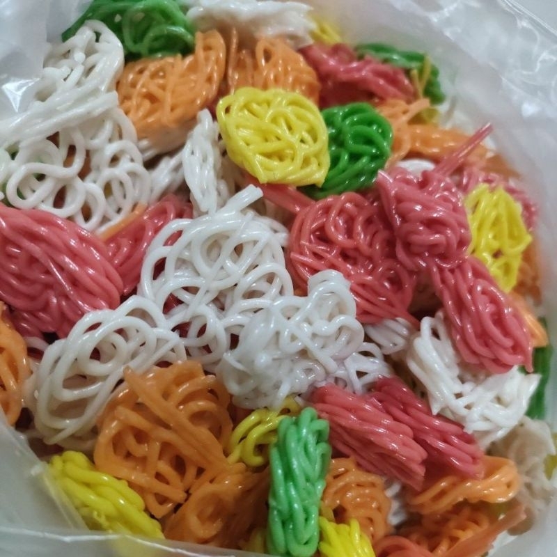 

KERUPUK mawar warna warni 500g / KERUPUK seblak ala rafael