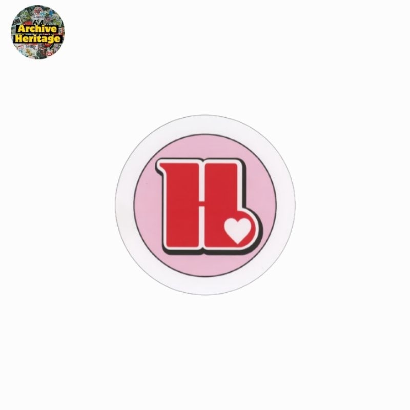 

sticker Hellcat studios logo H circular rounded stiker
