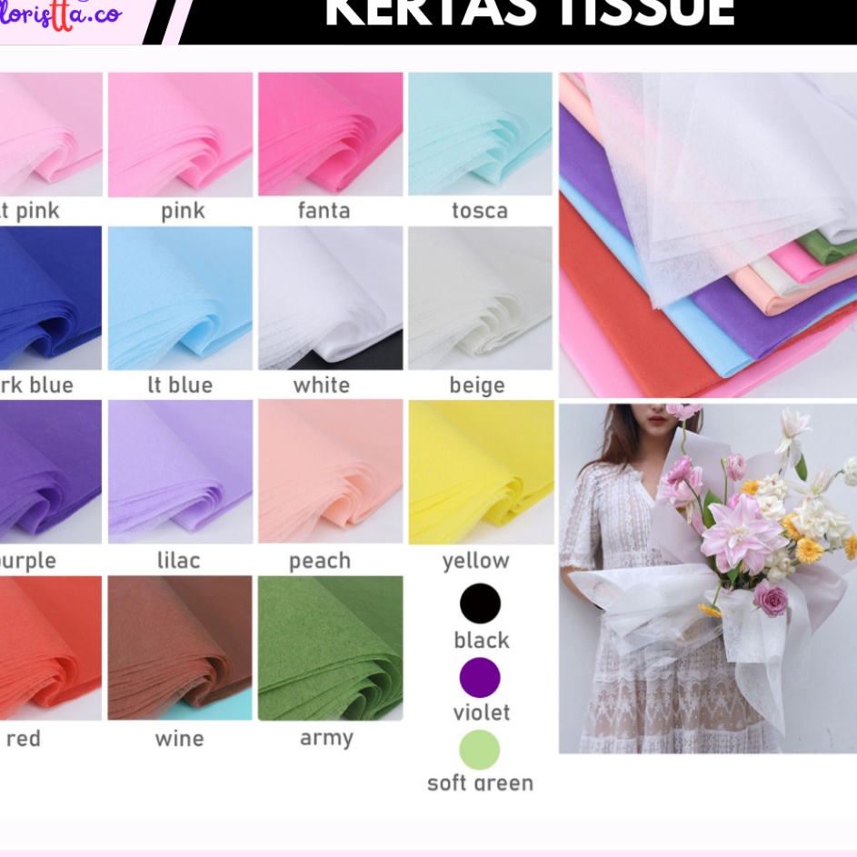 

First Hand 38 Lembar Kertas Tissue Buket Cello wrapping