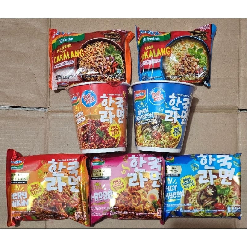 

INDOMIE Mie Instant Cakalang & Korean Ramyun Premium Collection