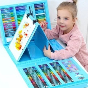 

Super Potongan crayon set 15pcs anak cat air mewarnai anak set gambar anak mengganbar anak pensil warna set