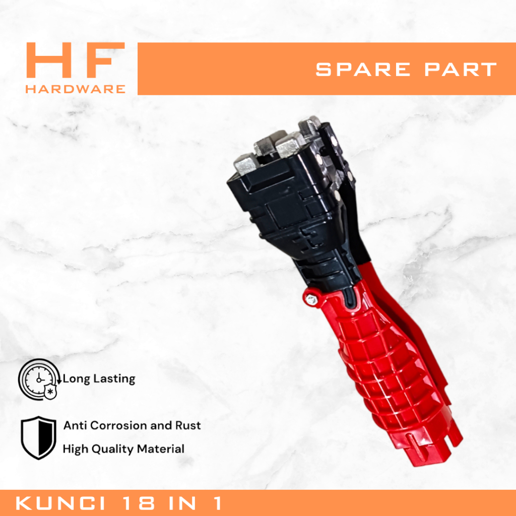 HF HARDWARE Kunci Pas Wastafel Alat Multi Fungsi Faucet Wrench Installer 5 in 1 / 8 in 1 / 18 in 1