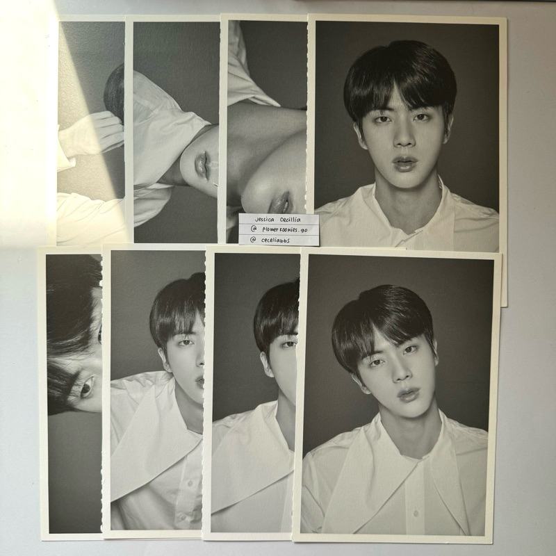 BTS JIN WINGS FACE PHOTO SET OFFICIAL