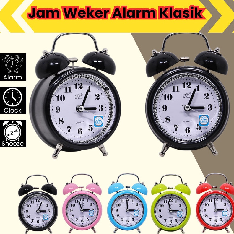 Jam Weker Alarm Klasik  Jam Weker Alarm  Jam Weker  Jam Weker Glow In The Dark  Alarm Clock Classic 