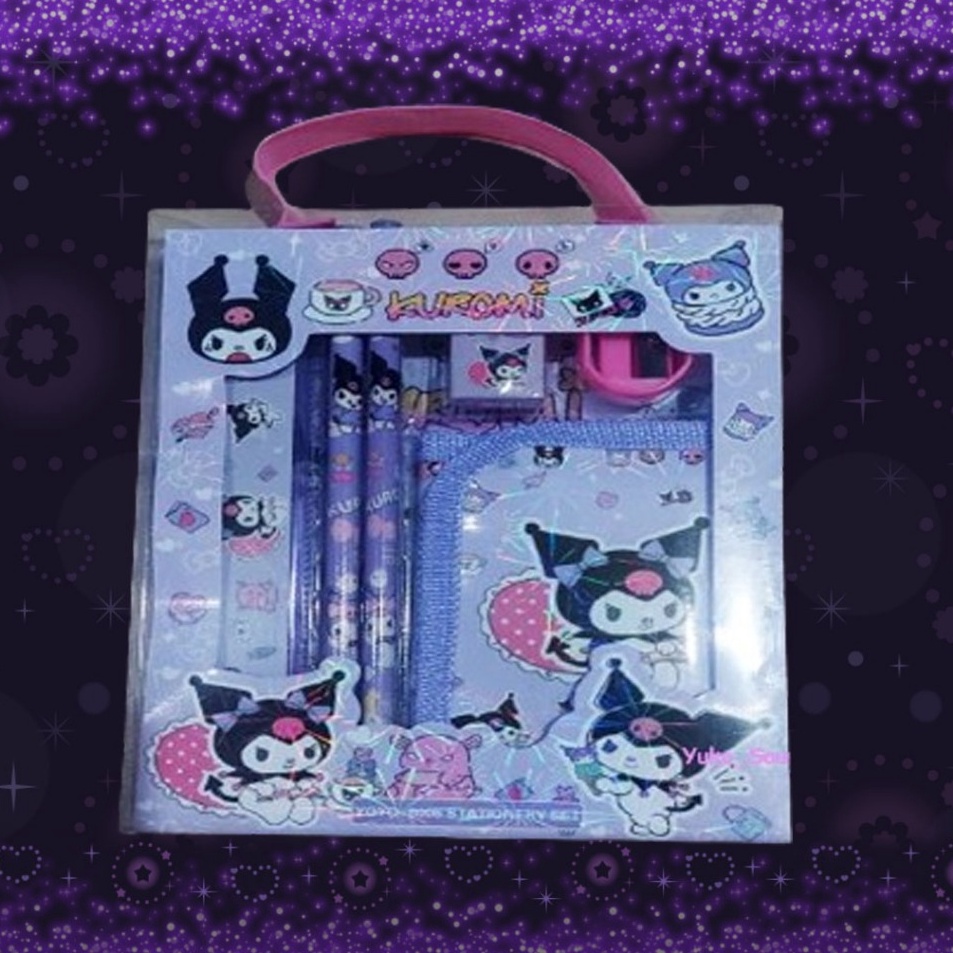 

Paket Pilihan Stationary Set Kuromi Paket Belajar Kuromi Alat Tulis Set Kuromi Sanrio Lengkap Dengan Dompet
