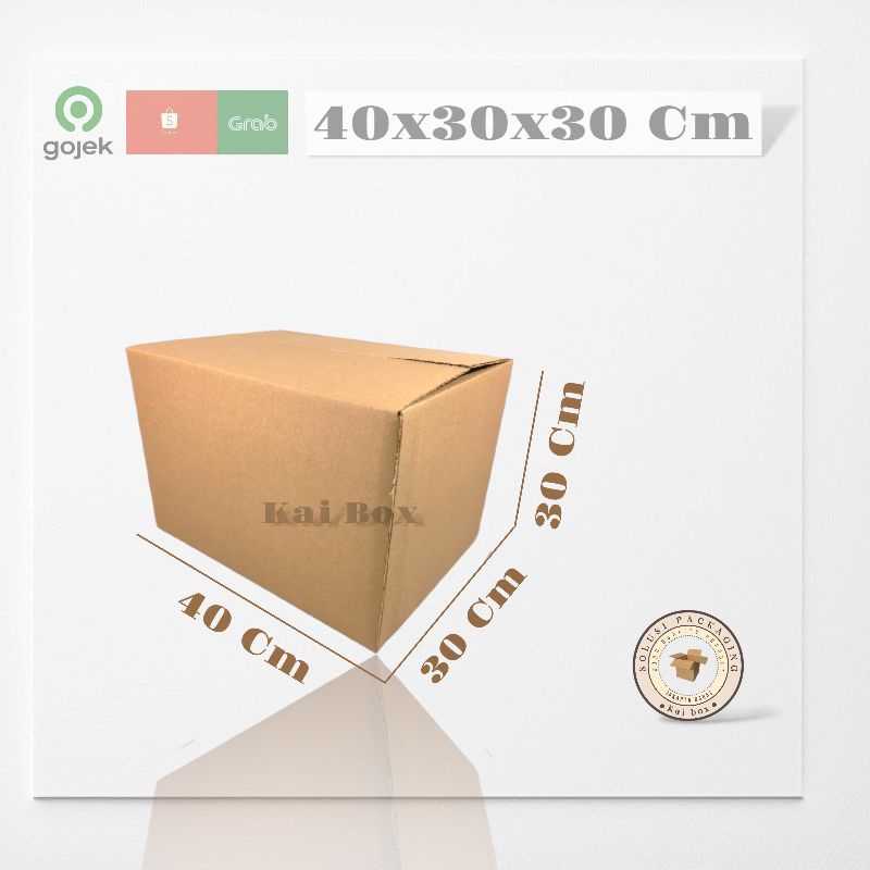 

kardus box ukuran 40x30x30 cm cocok untuk pindahan dll