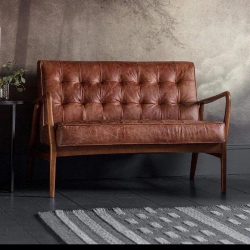 Sofa Kayu Jati Retro Minimalis - kursi Sofa Minimalis