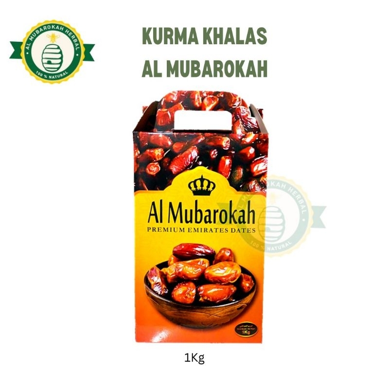 

Almubarakah-Kurma Khalas 1kg coklat manis