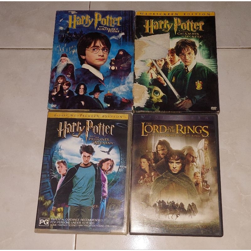 dvd barat original HARRY POTTER And The SORCERER'S STONE / HARRY POTTER Annd The Chamber Of Secrets 