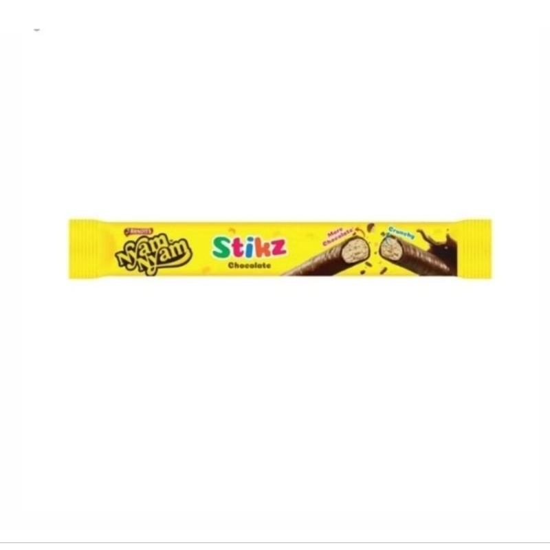 

NyamNyam Stikz / STIKZ / Nyam Nyam Stikz Chocolate Crunchy / Biskuit Stick