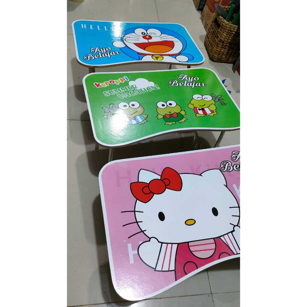 RB Meja belajar anak / meja belajar lipat / meja lipat karakter /meja belajar anak tk -sd