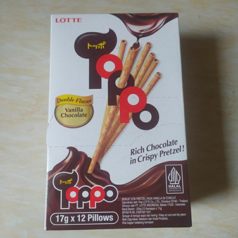 

TOPPO, biskuit stik isi12