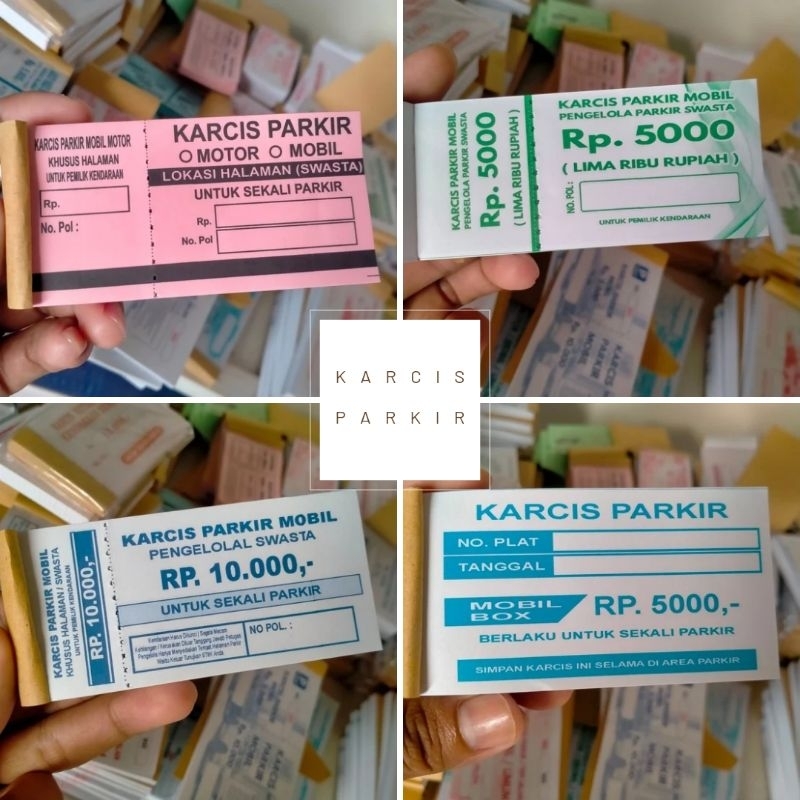 

Karcis Parkir Ready Stok