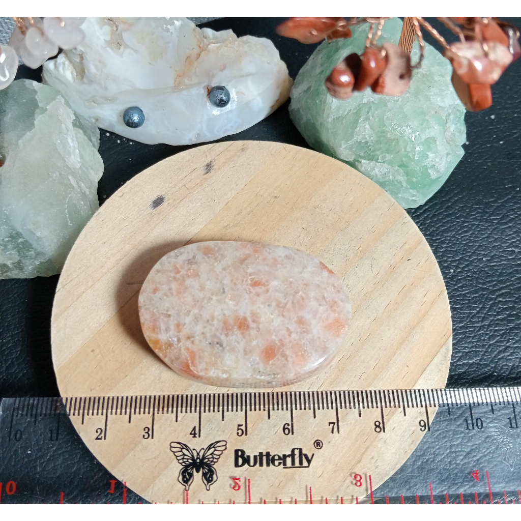 Batu Natural Golden Sunstone Palm (5)