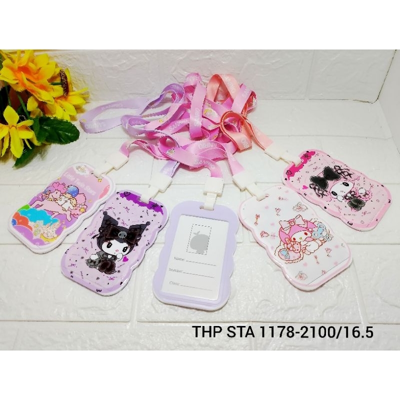 

Name Tag Card Holder Sanrio Kuromi Melody