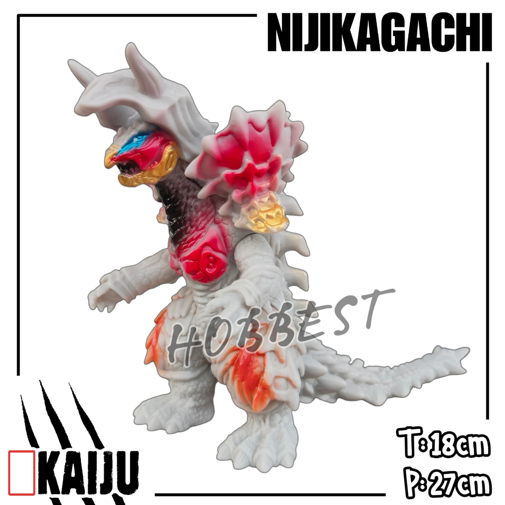 Kaiju NIJIKAGACHI - Action Figure Miniatur Monster Kaiju Monster Ultraman Blazar Godzilla Godzila Pa