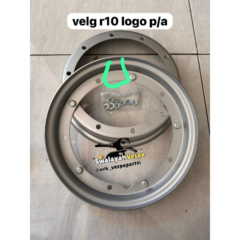 velg vespa ukurang ring 10 velg vespa px super sprint velg besi ring 10 velg vespa