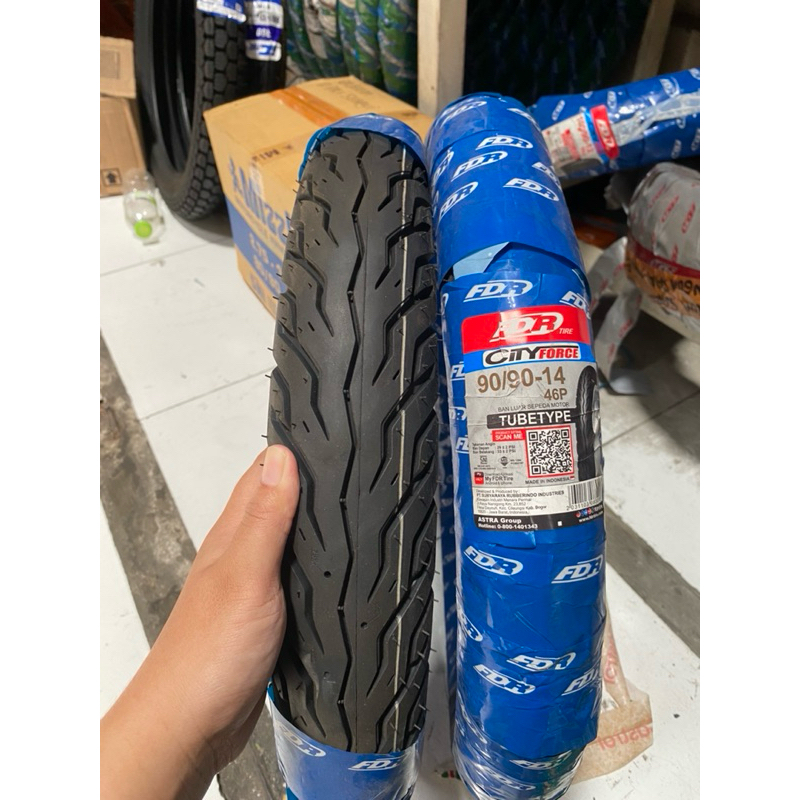 BAN LUAR FDR 9090-14 CITY FORCE NON TUBLES TIDAK TUBLES