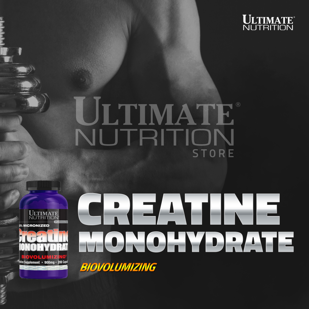 Ultimate Nutrition Creatine Capsules suplemen fitness / suplemen gym / suplemen protein penambah mas