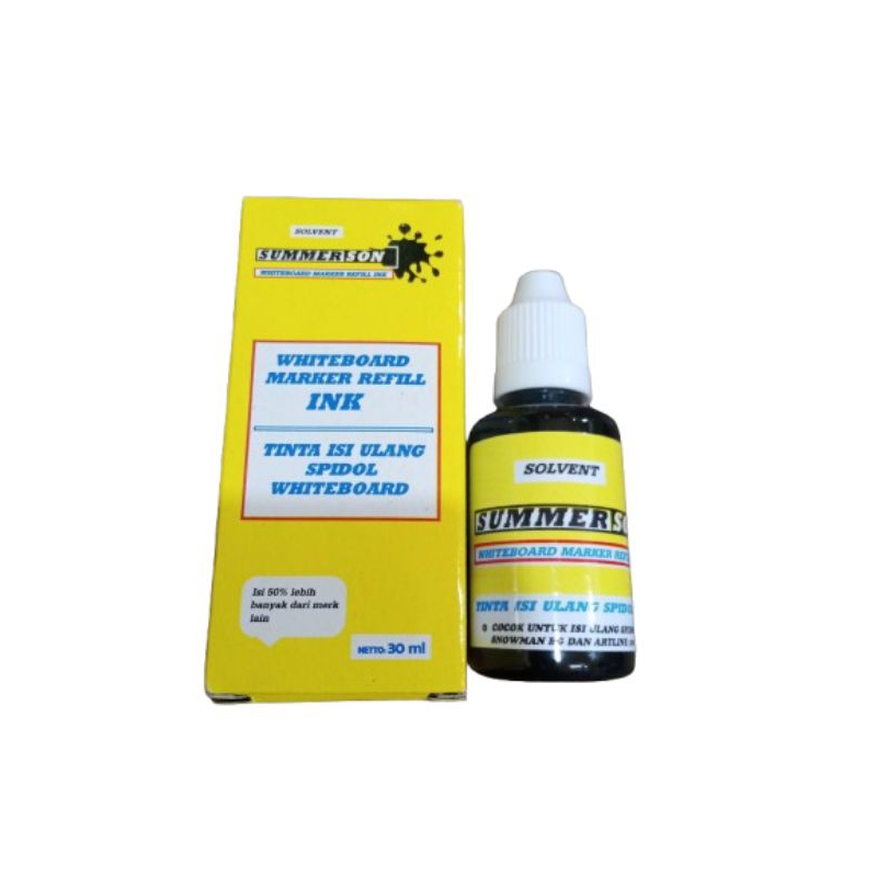 

Tinta Spidol/Refill Ink Summerson Whiteboard (Bisa di hapus) 30ML