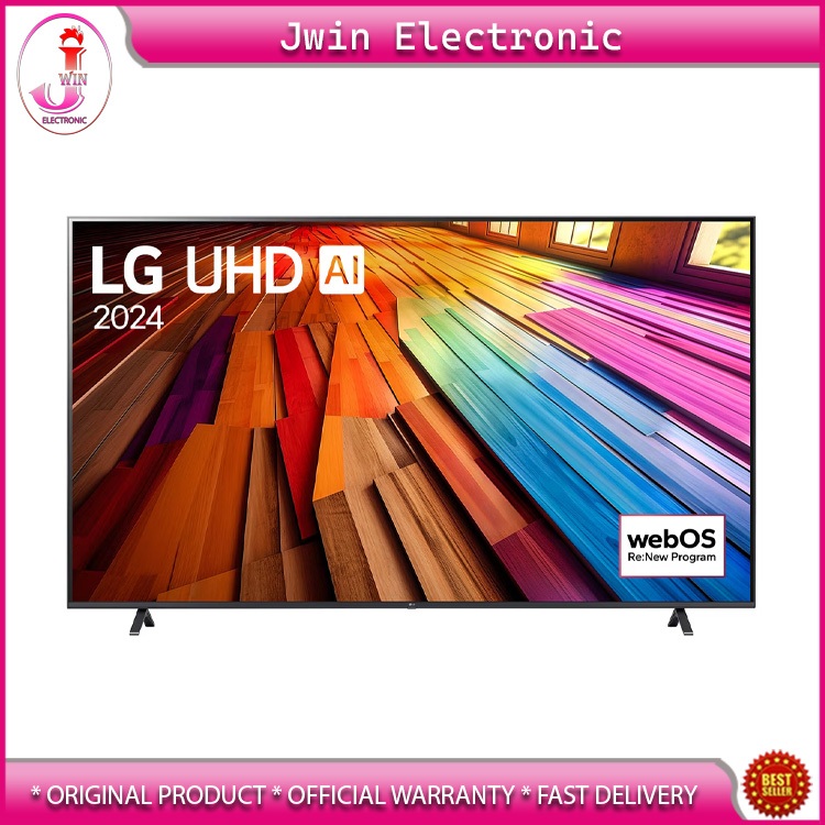 LG 43UT8050PSB Smart TV 4K LG UHD AI UT80 43 inci