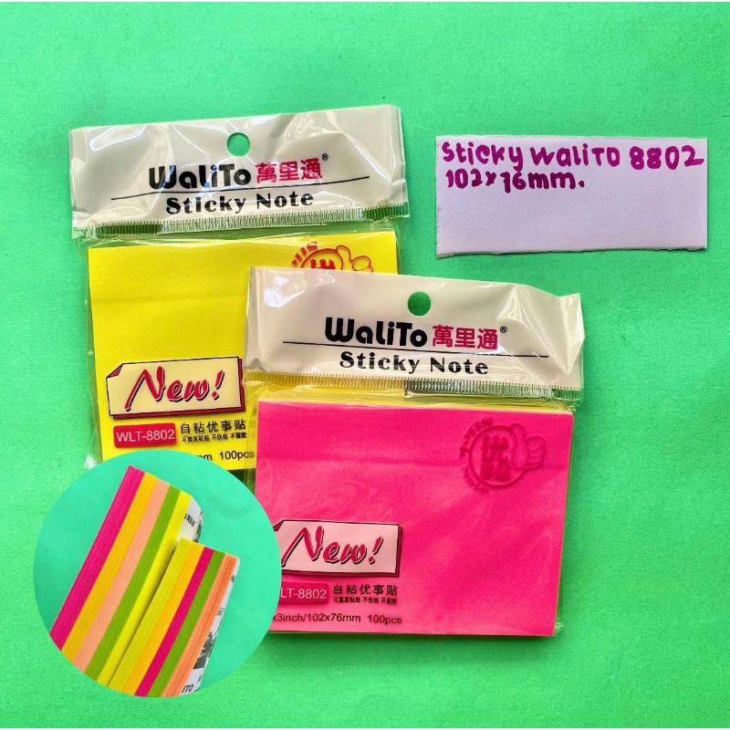 

STICKY NOTE WALITO WLT-8802 102X76MM