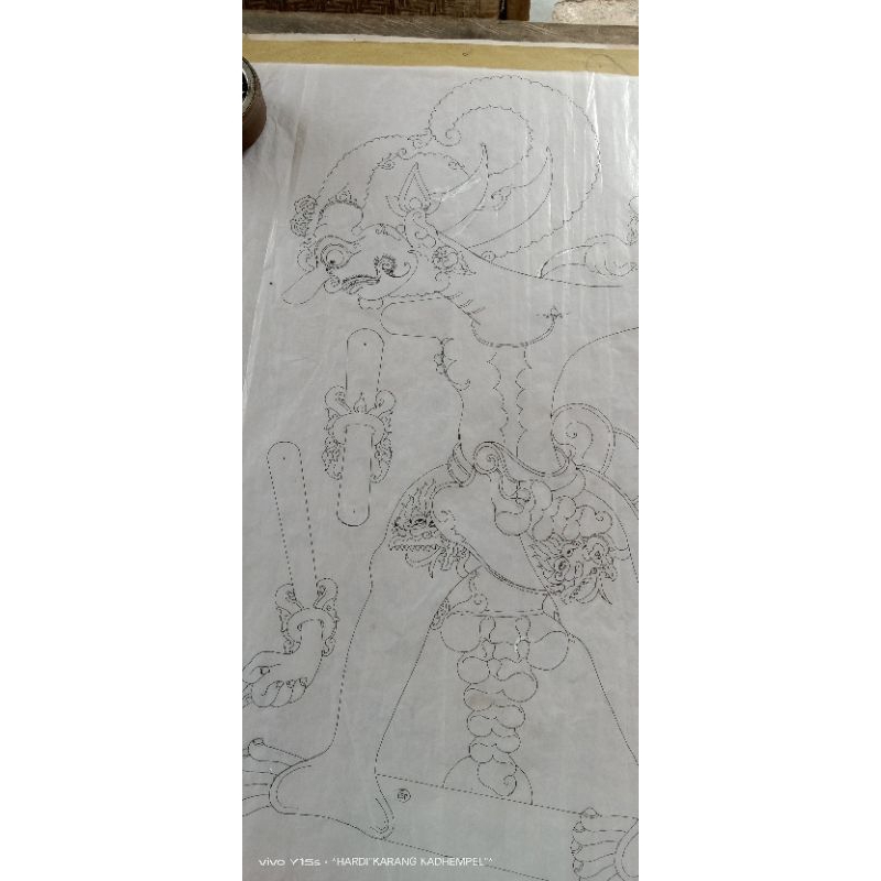 

BLAK/MAL WAYANG WERKUDARA GAYA YOGYA TANPAKALUNG