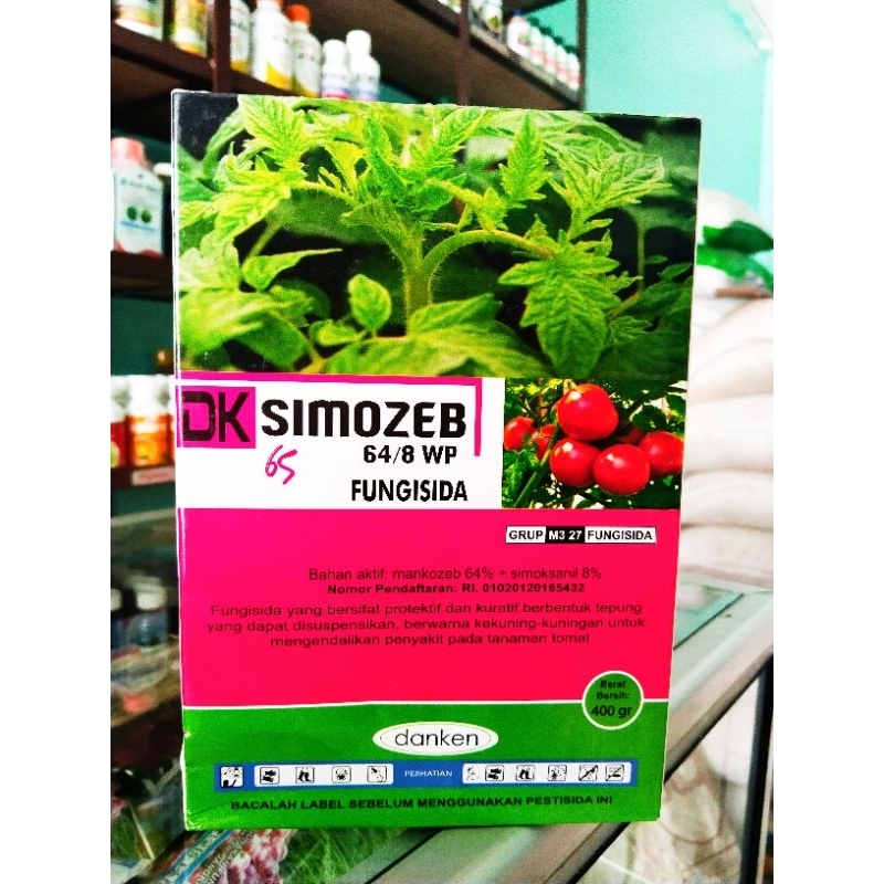 Fungisida DK SIMOZEB 64/8Wp isi 400Gr