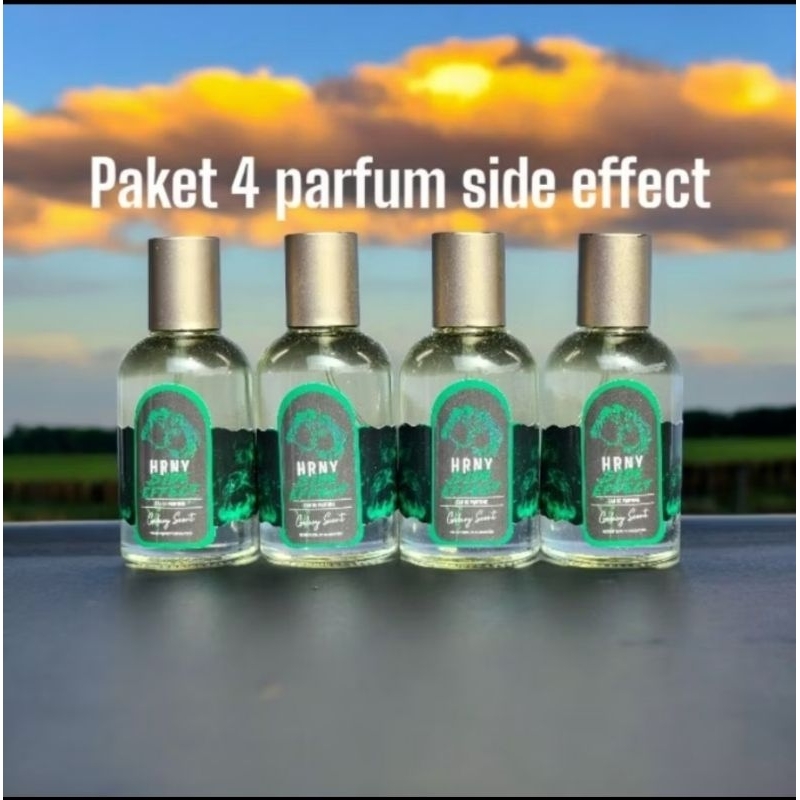 Promo Paket 4 Parfume Hrny Side Effect | Parfume Wanita Wangi Tahan Lama Original