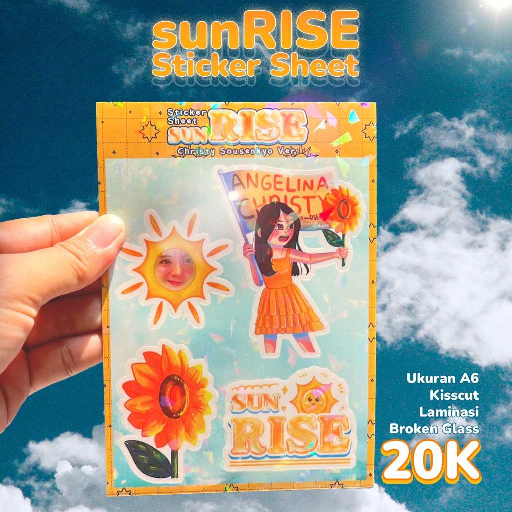 

SunRISE Sticker Sheet Christy JKT48