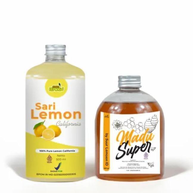 

SUUR LEMOEN Paket Sari Lemon 500 ml Madu Hutan Super 350 gram