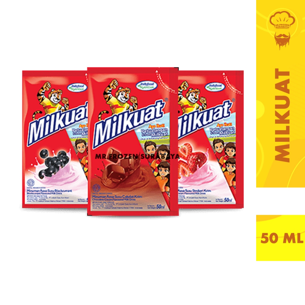 

Milkuat Susu Bantal Pouch Cokelat / Strawberry 50 ML