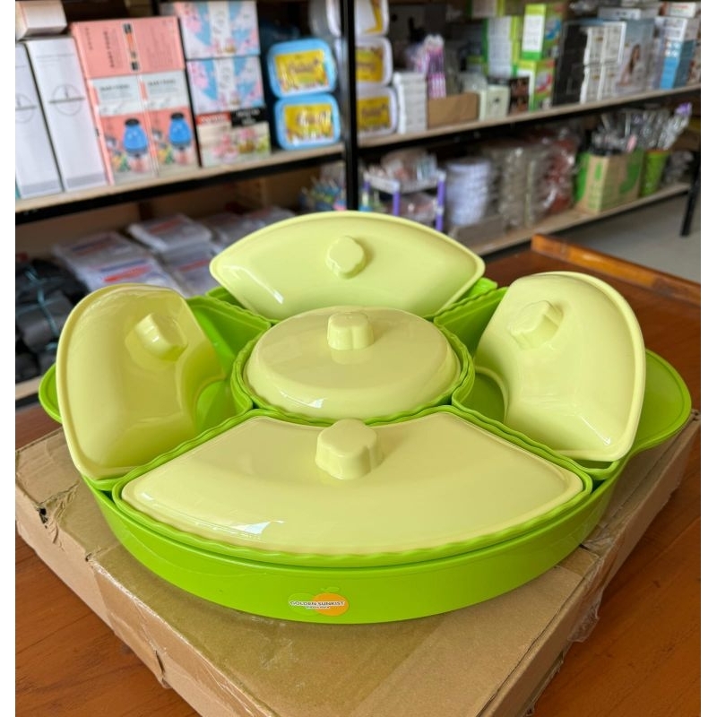 WADAH PRASMANAN BULAT GOLDEN SUNKIST